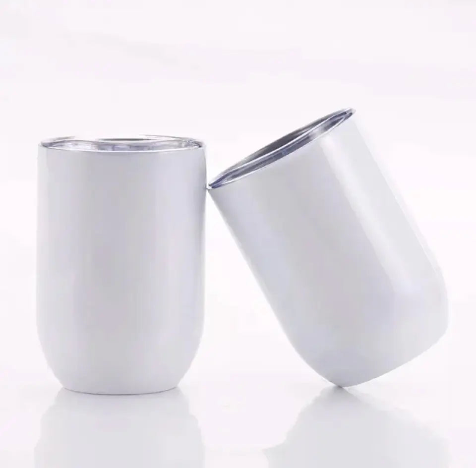 Print On Demand 12oz Wine Tumbler and Straw 
SUBLIMATION