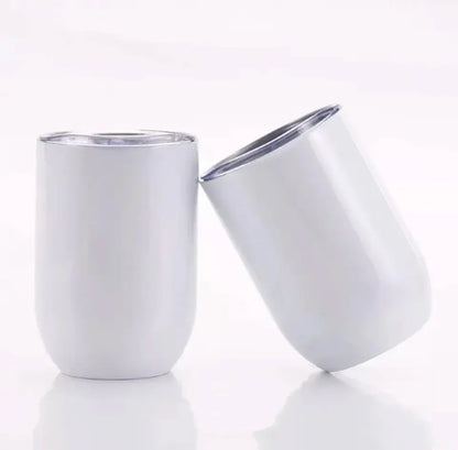 Print On Demand 12oz Wine Tumbler and Straw 
SUBLIMATION