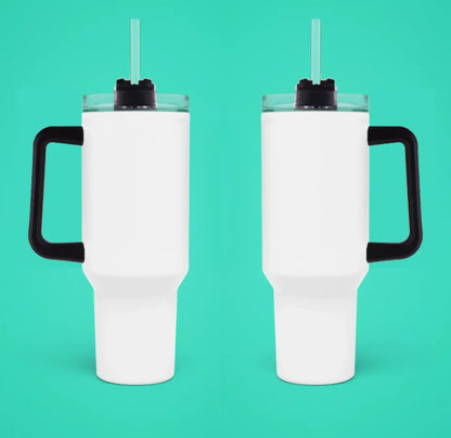Print On Demand 40 oz Tumbler White Or Black Handle
SUBLIMATION