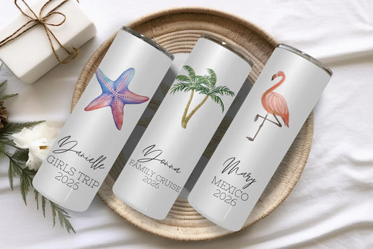 Customized Vacation Tumbler
