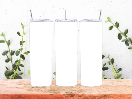 Print On Demand 20 oz Skinny Tumbler With Straw
SUBLIMATION